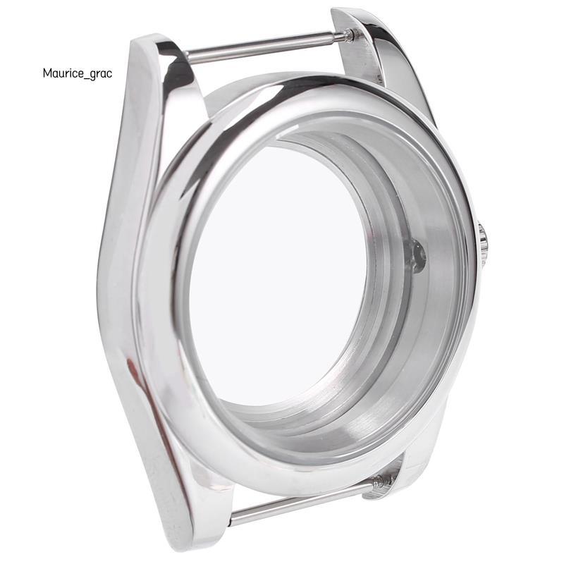 Vỏ đánh bóng bằng thép không gỉ 39Mm Sapphire Glass Fit NH35 / NH35A NH36 / NH35A, Ốp điện thoại tro