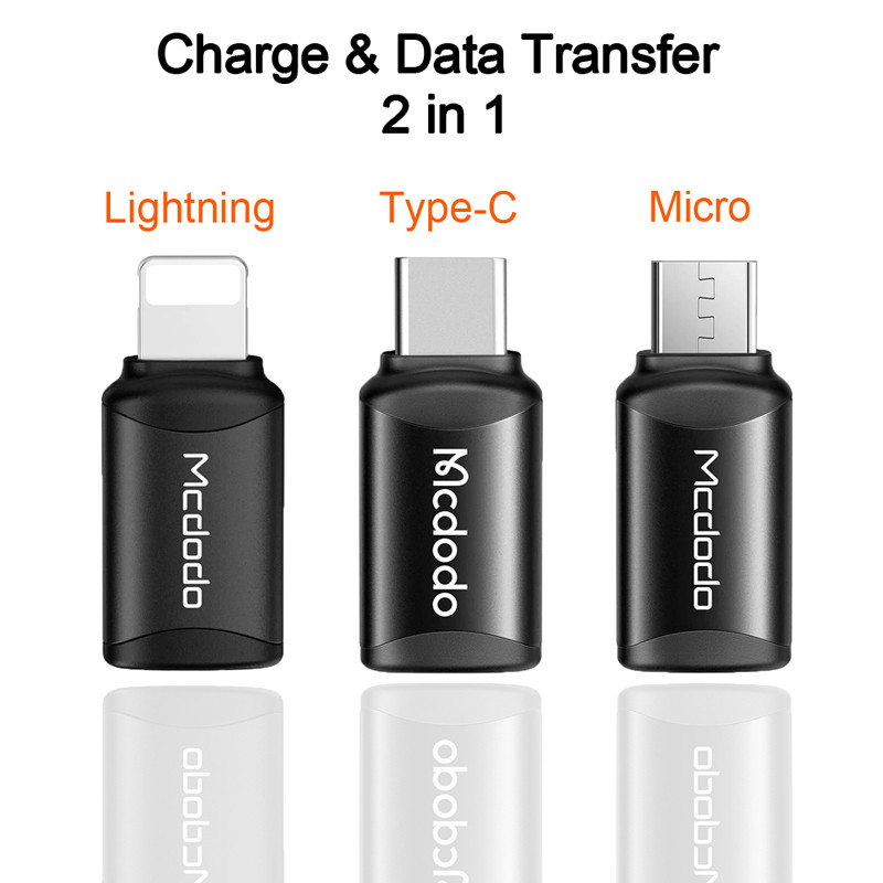 Mcdodo OTG USB Type C sang Lightning Adapter Sạc Dữ Liệu Cabel