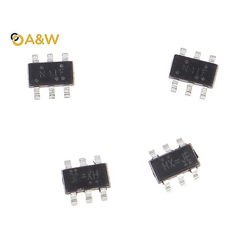 A & W 10 Cái HX4004A HX4004 HX4002 HX4002B In Màn Hình HX-JE N11F SOT23-6 Chip Tăng Áp Không Cảm Ứng