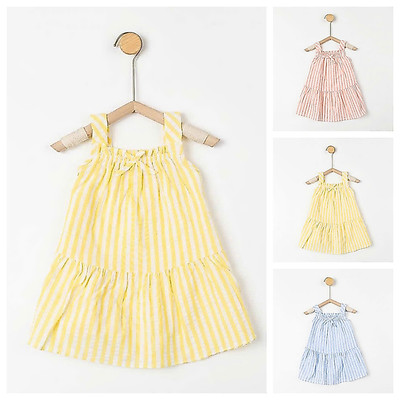 Váy đi chơi, mặc nhà, mềm mát LITIBABY mùa hè 2 dây cho bé gái 10kg - 23kg