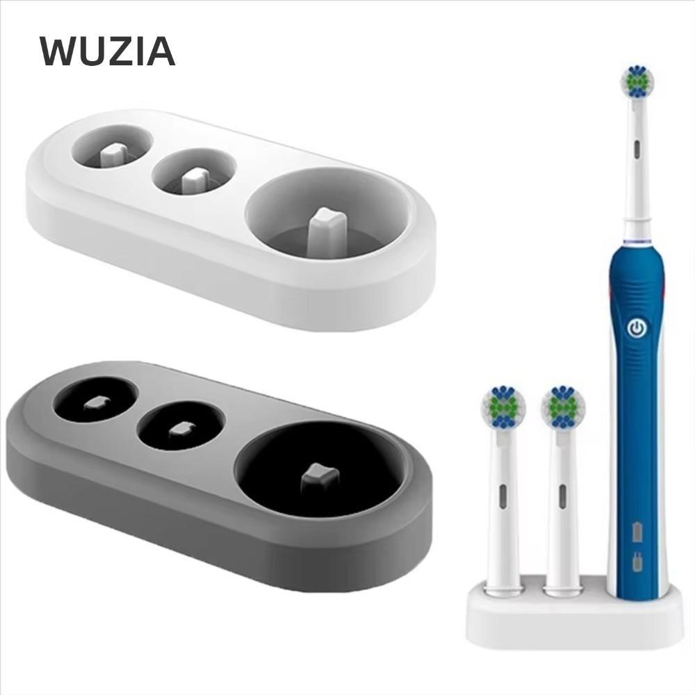 Giá đỡ bàn chải đánh răng điện WUZIA, Đế thay thế tiết kiệm không gian bằng nhựa, Giá lưu trữ đầu bà