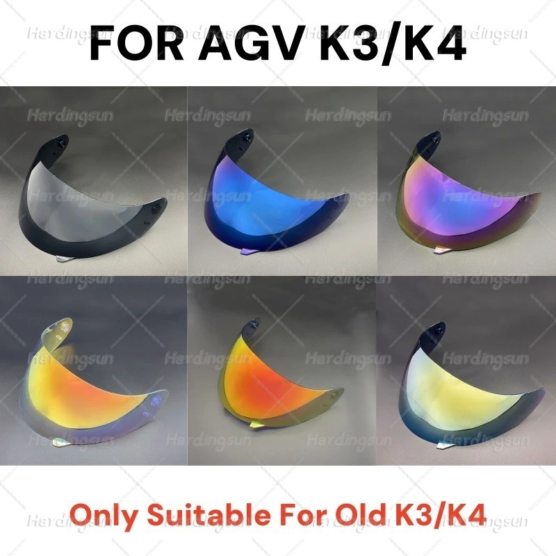 Tấm che mũ bảo hiểm cho AGV K3 K4 Casco Moto Phụ kiện K3 Tấm chắn Uv Bảo vệ K4 Mũ bảo hiểm Ống kính 