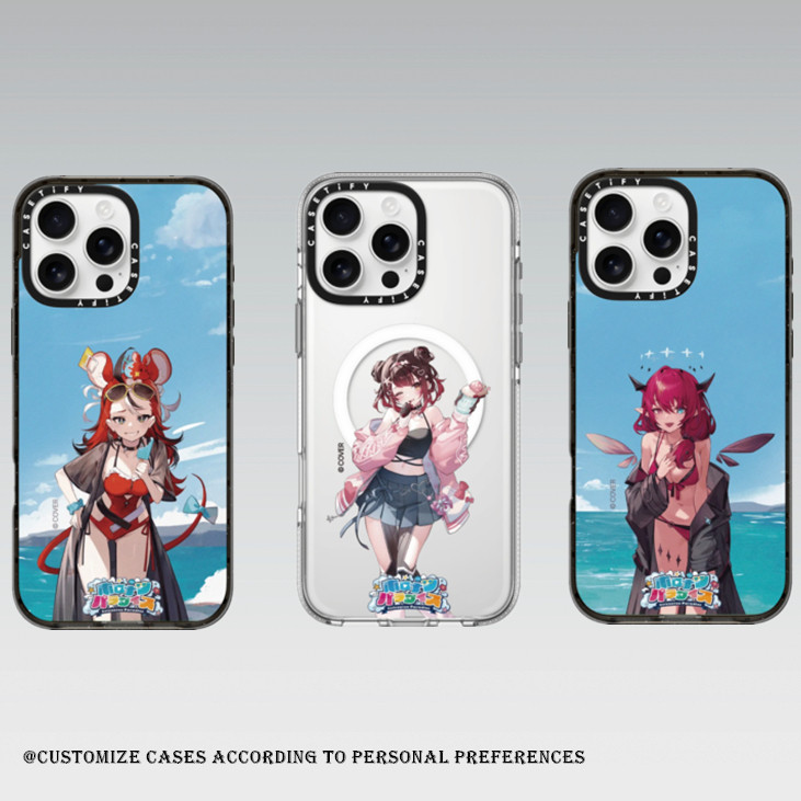CASETY hololive IRyS Hakos Baelz Ốp điện thoại Từ Tính Cho iPhone 16 16Pro 11 12 13 14 15 Plus Pro M