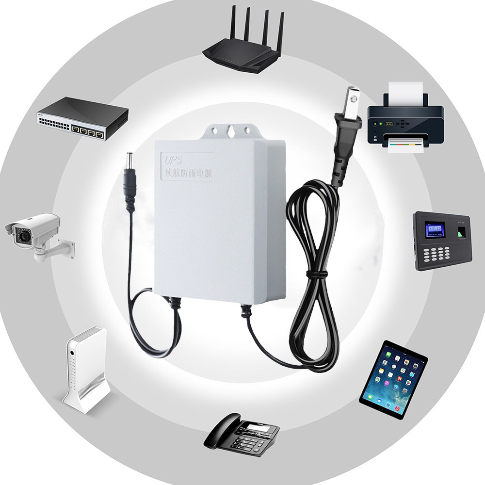 Bộ lưu điện DUNG LƯỢNG CAO dành cho Wifi Camera - UPS 12V (chạy wifi được 6-12 giờ) kèm Nguồn,12v1.5