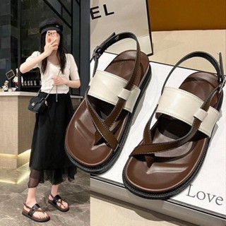  Giày Xăng Đan Dép Xỏ Ngón Nữ Quai Hậu Sandal Dây Chéo Nữ Thoải Mái Tiện Dụng Đi Dạo Đi Học 