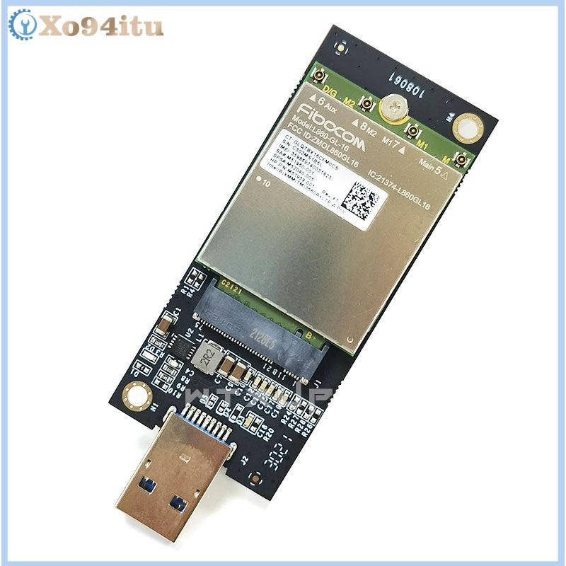 XOITU 1 Bộ DW5821E M2-NGFF DW5811e DW5816E EM7455 L860-GL Thẻ Mở Rộng USB3.0 Cho Mô Đun 3G / 4G / 5G