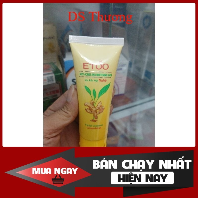 Sữa rửa mặt nghệ E100 100g