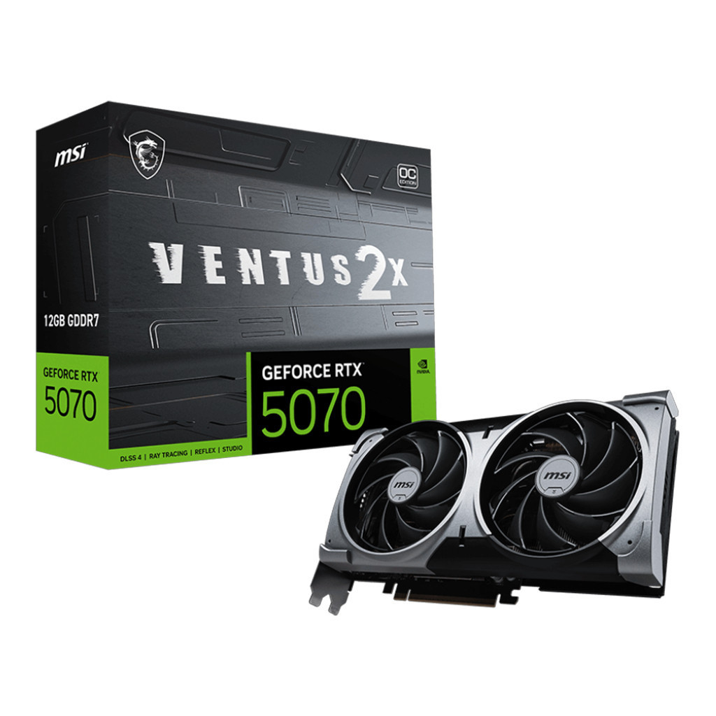 VGA - Card màn hình MSI RTX™ 5070 12G VENTUS 2X OC