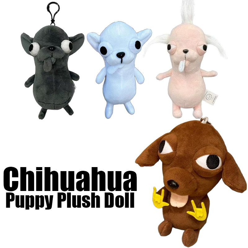 Gấu Bông Chó Chihuahua Đồ Chơi Nhồi Bông Mềm Mại