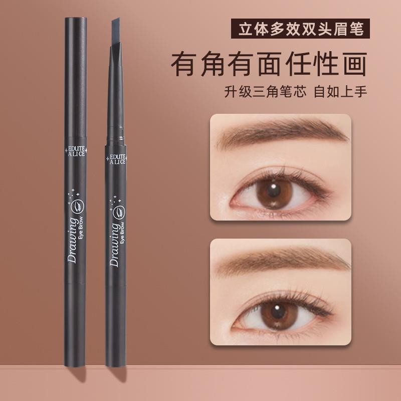 Bút Chì Lông Mày Hai Đầu Nhật Bản Chống Thấm Nước Lâu Dài Không Phai Màu Chống Mồ Hôi Chống lem Wild