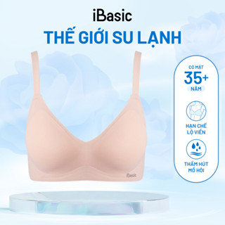 [MUA 2 GIÁ CHỈ 289K/Cái] Áo ngực su tàng hình không đường may iBasic T-shirt che mỡ lưng, mỏng, không lộ viền BRAY104