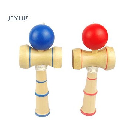 JINHF Kid Ngộ nghĩnh Kendama Nhật Bản Truyền Thống Trò Chơi Gỗ Kỹ Năng Quà Tặng Giáo Dục HOT