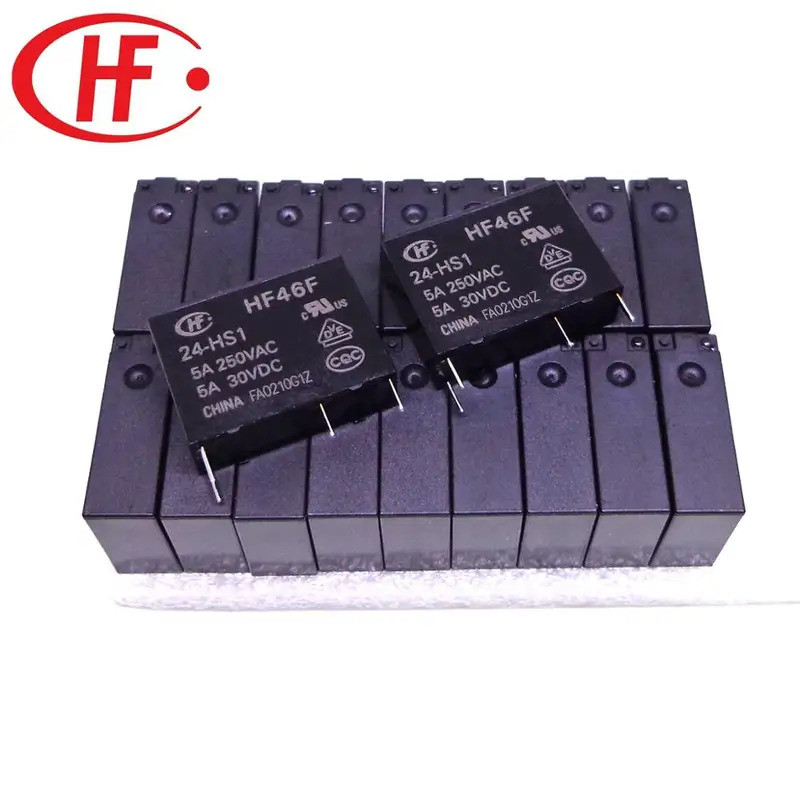 Rơle HF HF46F-12-HS1 HF46F-24-HS1 HF46F-5-HS1 HF46F-3-HS1 HF46F-18-HS1 5A HF46F 3 5 12 18 24 HS1 mới