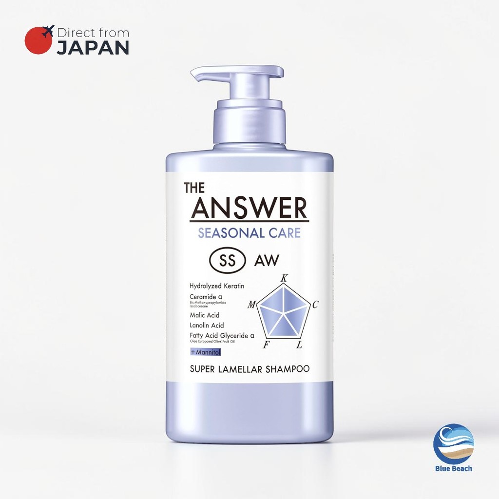 THE ANSWER Seasonal Care SS Super Lamellar Shampoo/Pump 400ml & Refill 320ml/Chong Am/JP