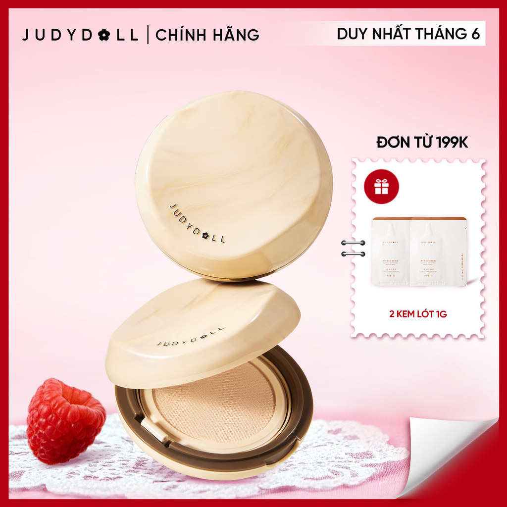 [PREORDER] [NEW 2.0] JUDYDOLL Phấn Nước Long Wearing Cushion Che Phủ Tiệp da Tự nhiên Kiềm Dầu Lâu Trôi 14g