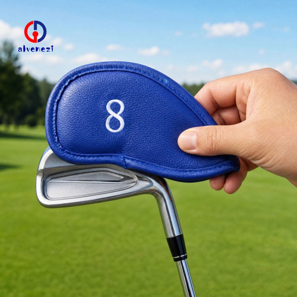 AlVenezi Bền Golf Iron Covers Golf Club Head Cover 1 Bộ Golf Iron Head Covers Dày Chống Thấm Nước Gi