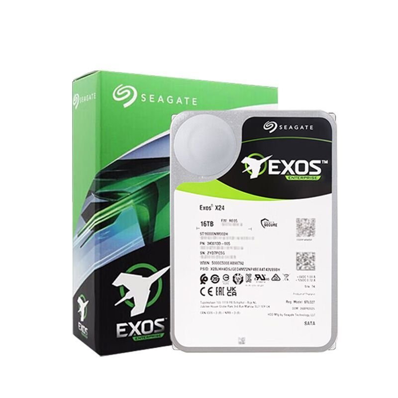 Ổ cứng HDD Enterprise 16TB Exos cho NAS, Server, máy tính chuyên dụng, chuẩn SATA lưu trữ dữ liệu lớ