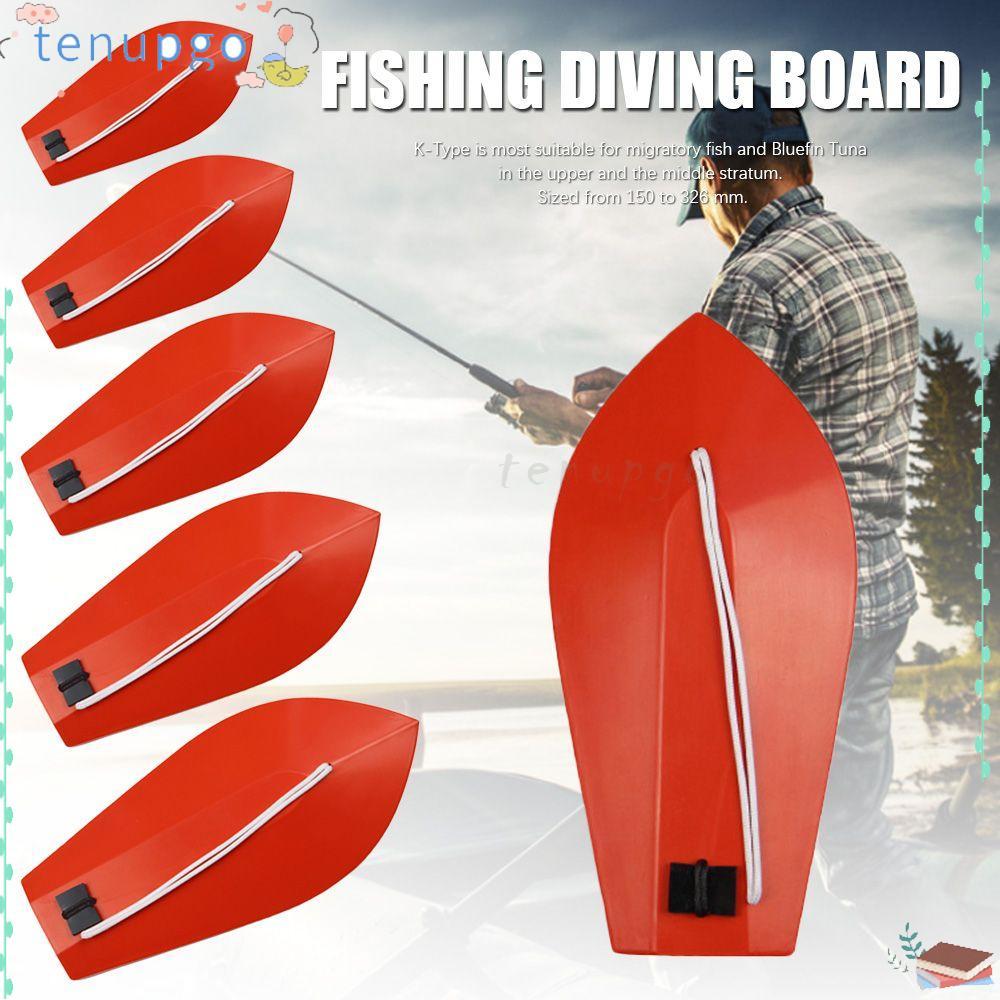 TENUPGO Plan Fishing Diving Board Nhựa Deep Red Trolling Tool