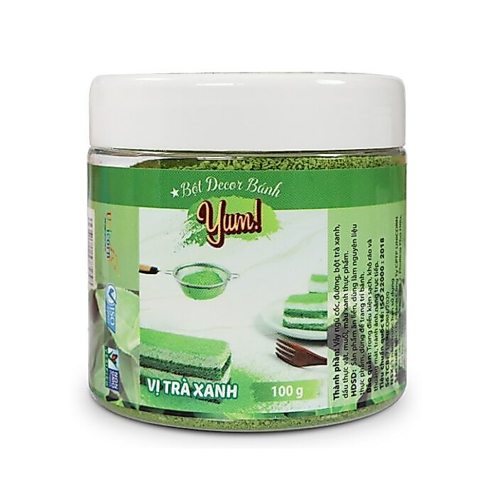 Bột Decor Bánh Vị Trà Xanh 100gr