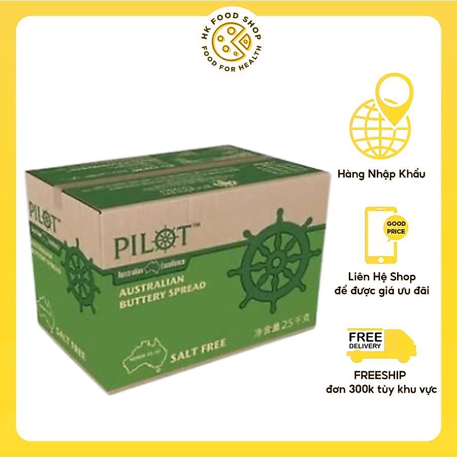 PILOT BƠ LẠT THỰC VẬT ÚC ( 25KG / THÙNG )