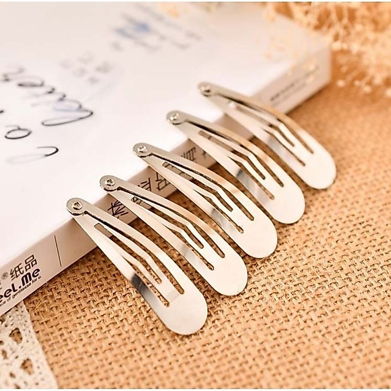 Set 10 phôi kẹp giọt nước 5cm
