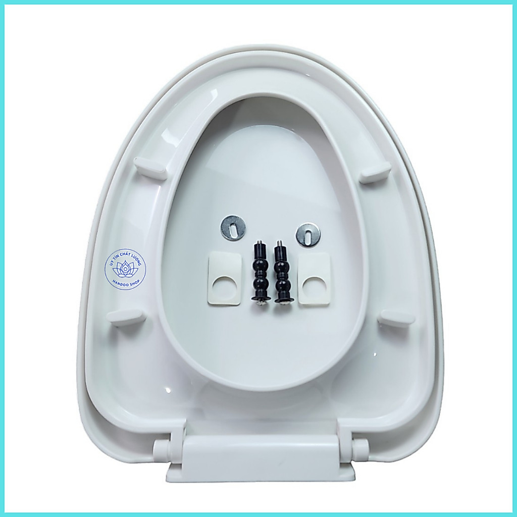 Nắp bồn cầu rơi êm dùng thay thế cho bồn toto, linax, vigracera, american mẫu dáng dài mũi nhọn