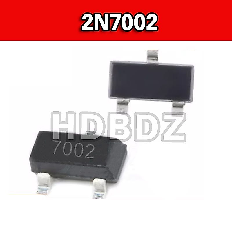 50~100pcs 2N7002  SOT23  7002 MMBT7002 Nchannel NPN IC SMD