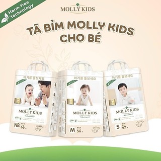 Tã bỉm MOLLY KIDS công nghệ Hàn Quốc siêu mềm mại size NB đến 3XL