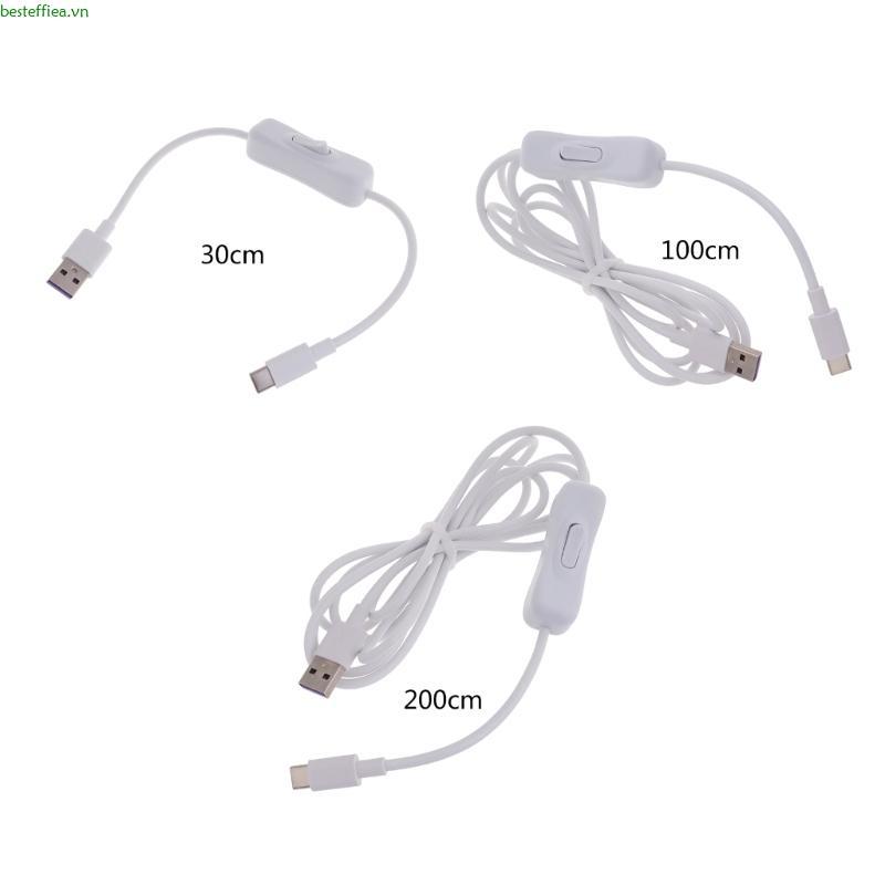 Beste Cáp Dữ Liệu Type-C Có Bật Công Tắc Sạc Nhanh Và Đồng Bộ Dây Cho Điện Thoại Máy Tính Bảng HDD V
