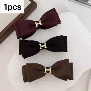 Kẹp Tóc Hình Chữ Nơ Satin Chuối - Phong Cách Mới Cho Tóc Đuôi Ngựa