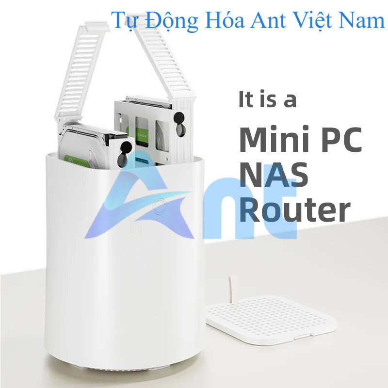 XCY NAS Mini PC Intel N100 Ryzen 7 5825u ddr4m.2 NVMe SSD 2.5G Ethernet wifi6 2x2.5/3 inch HDD RAID 