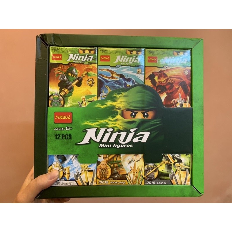 Mô hình minifigures Ninjago Decool - Mô hình Kai Cole Zane Jay Lloyd