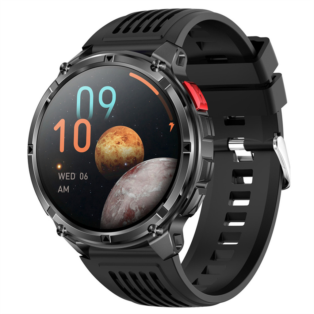 Đồng hồ thông minh HT33 1.7 inch BT Call Compass Health Monitor Đèn pin LED chống nước ngoài trời Pi