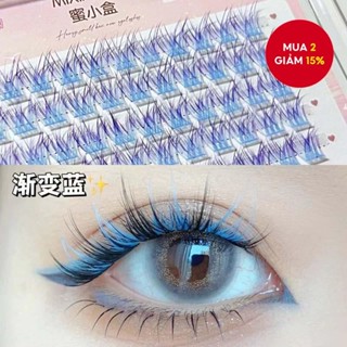 Mixoahe Mật Ong Hộp Nhỏ Nhiều Màu Sắc Chơi Trang Điểm Quang Học Cụm Đơn Bầu Không Khí Lười Bộ Ba Châu Âu Mỹ Truyện Tranh Cảm Giác Phân Đoạn Lông Mi Giả