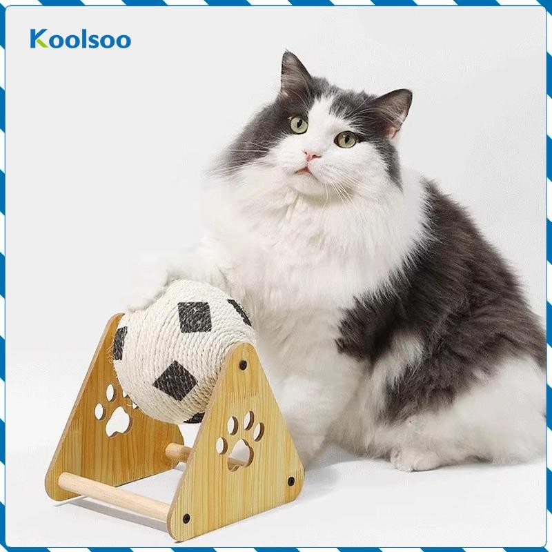 Cat Scratching Post Ball Sisal Toy Play Station và dụng cụ làm móng có cấu trúc chắc chắn Thích hợp 