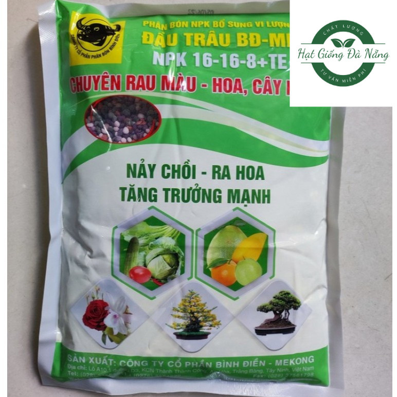 Phân Bón Npk 16-16-8 + Te (1kg) , dành trong nông nghiệp