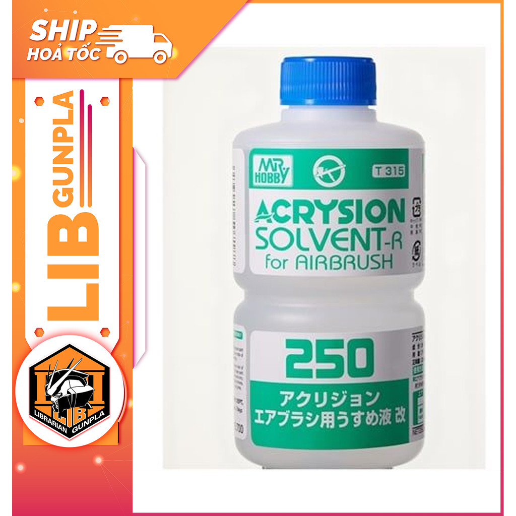 Dụng cụ lắp mô hình Gundam - Dung môi pha sơn Mr. Hobby - T315 Acrysion Solvent-R for Airbrush