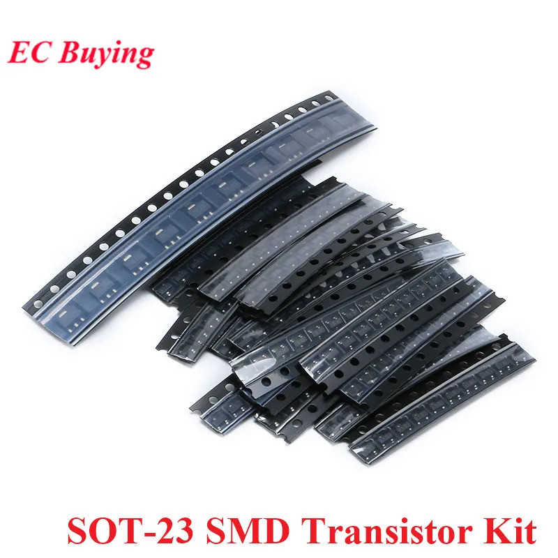 Bộ 5 Bộ / 1 Bộ SOT-23 SMD Transistor Kit Cho S9013 S9014 S9015 S9018 MMBT3904 MMBT3906 A92 C1815 A10