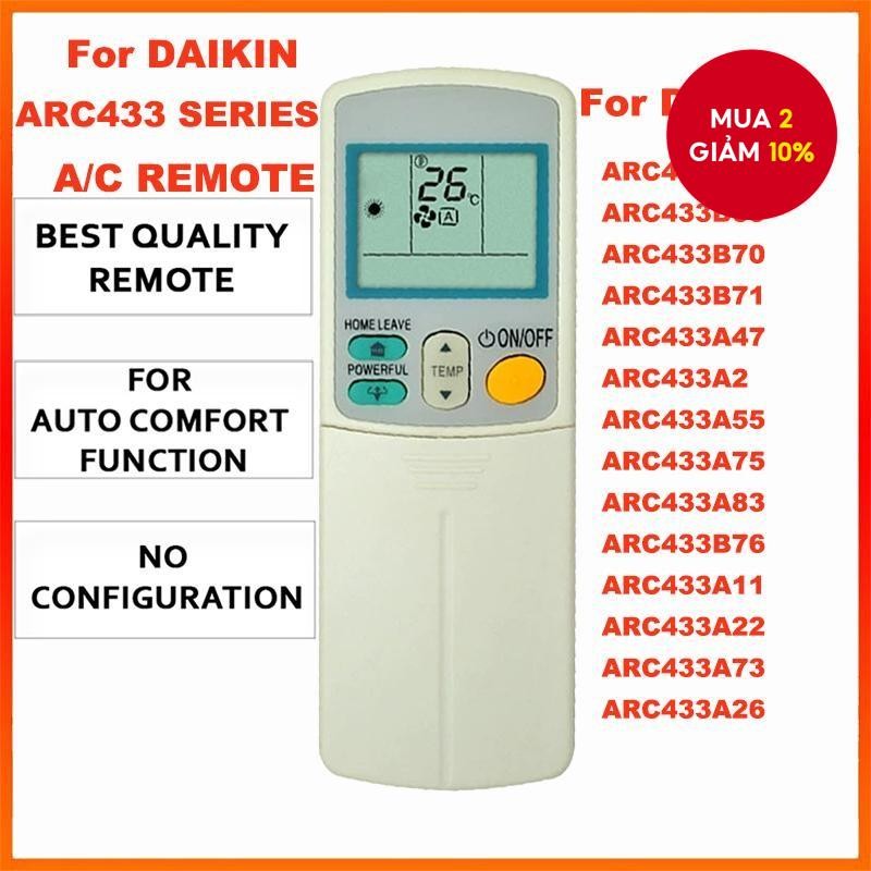 Mới dành cho điều hòa điều khiển từ xa Daikin Aircon ARC433 ARC433A1 ARC433B47 ARC433A6 ARC433A75