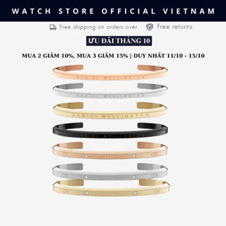 [Chính Hãng] Vòng Tay Daniel  Classic Cuff V1 - Lumine D . W Chính Hãng, Chất Liệu Thép Không Gỉ Cao Cấp