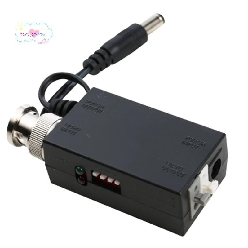 DC12V 1CH Active UTP Video Balun BNC Video Balun cho hệ thống DVR Camera quan sát