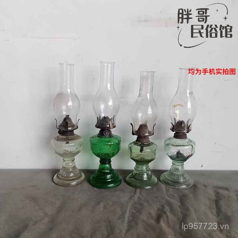 Đồ trang trí cổ điển B & B Tấm che đèn Kerasene Trang trí đèn Phim cổ điển Truyền hình Đồ vật cũ Đạo