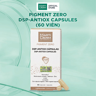 Martiderm - Viên Chống Nắng, Làm Sáng Da - MartiDerm Pigment Zero DSP Antiox Capsules (60 Viên)