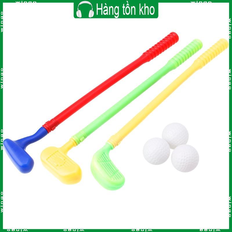 WIN Mini Trò Chơi Golf Đồ Chơi Trẻ Em Câu Lạc Bộ Golf Cho w 3Club 3Ball Tập Đi Sân Hoạt Động T
