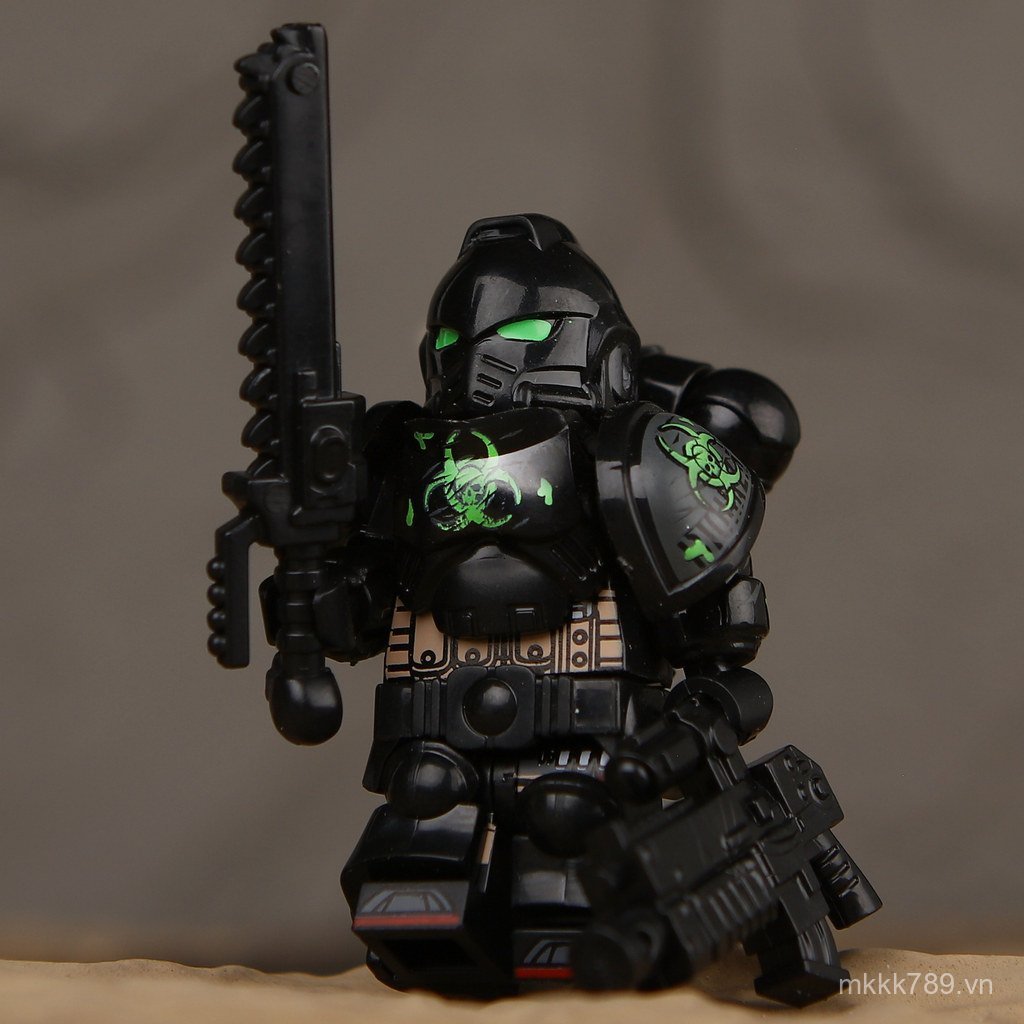 Bên Thứ Ba Warhammer 40K Dark Angel Nun Star Warrior 40K Grey Knight Khối Xây Dựng Lắp Ráp Minifigur