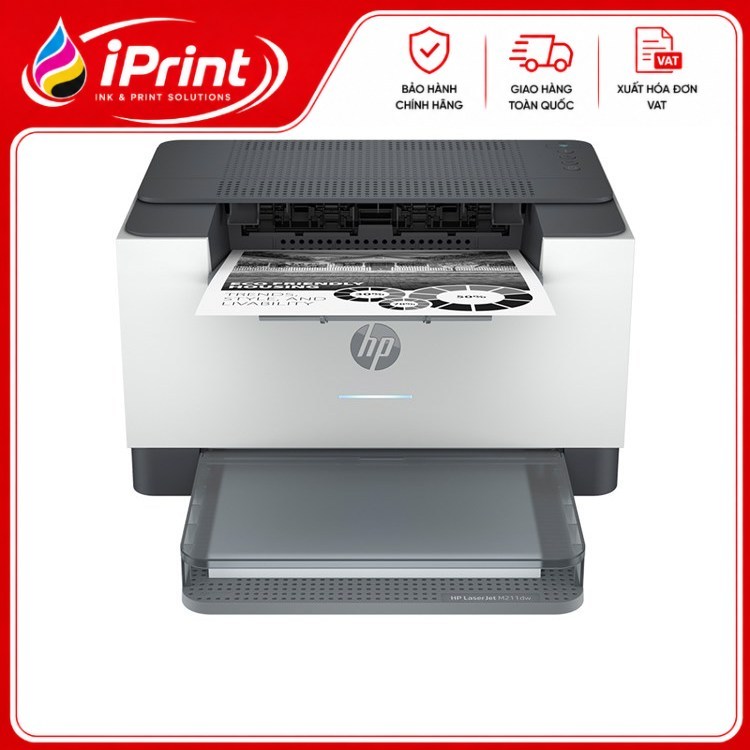 Máy in HP LaserJet M211DW (9YF83A) - Hàng chính hãng- Kết nối Wifi, tự động đảo mặt