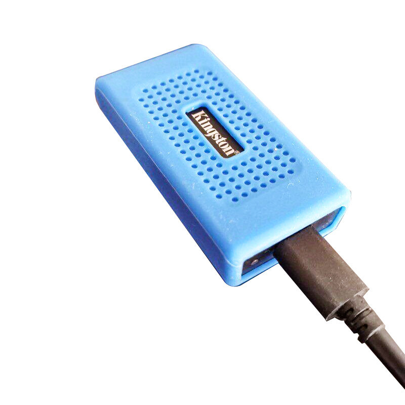 Thích hợp cho Kingston XS2000 Mobile Solid State Drive Silicone Vỏ bảo vệ chống sốc Túi đựng ổ cứng 