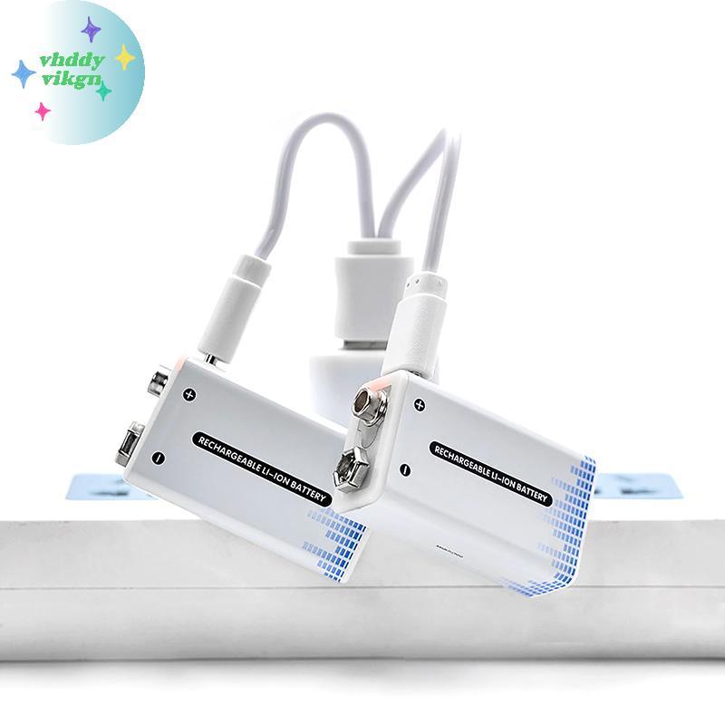 VHDD 9V Pin 9V li-ion Type-C Pin 9V lithium Cho Đồng Hồ Micro Đồ Chơi Cáp Sạc USB VN