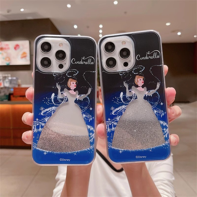 Ốp điện thoại Apple 17 Princess Dress Cinderella Apple Long lanh Thích hợp cho iPhone16 / 15Pro / 14