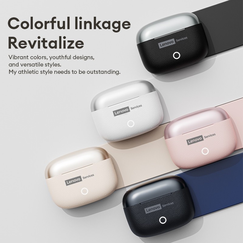 Lenovo LE221 Tai nghe Bluetooth HIFI Âm thanh vòm Giảm tiếng ồn Trò chơi có độ trễ thấp Bluetooth 6.0 | BigBuy360 - bigbuy360.vn